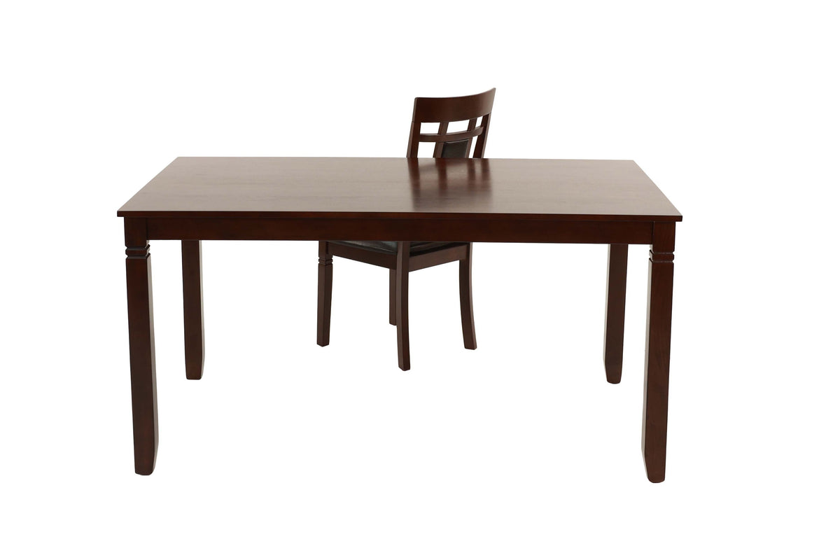 7-Pcs Dining Set - Cherry Finish