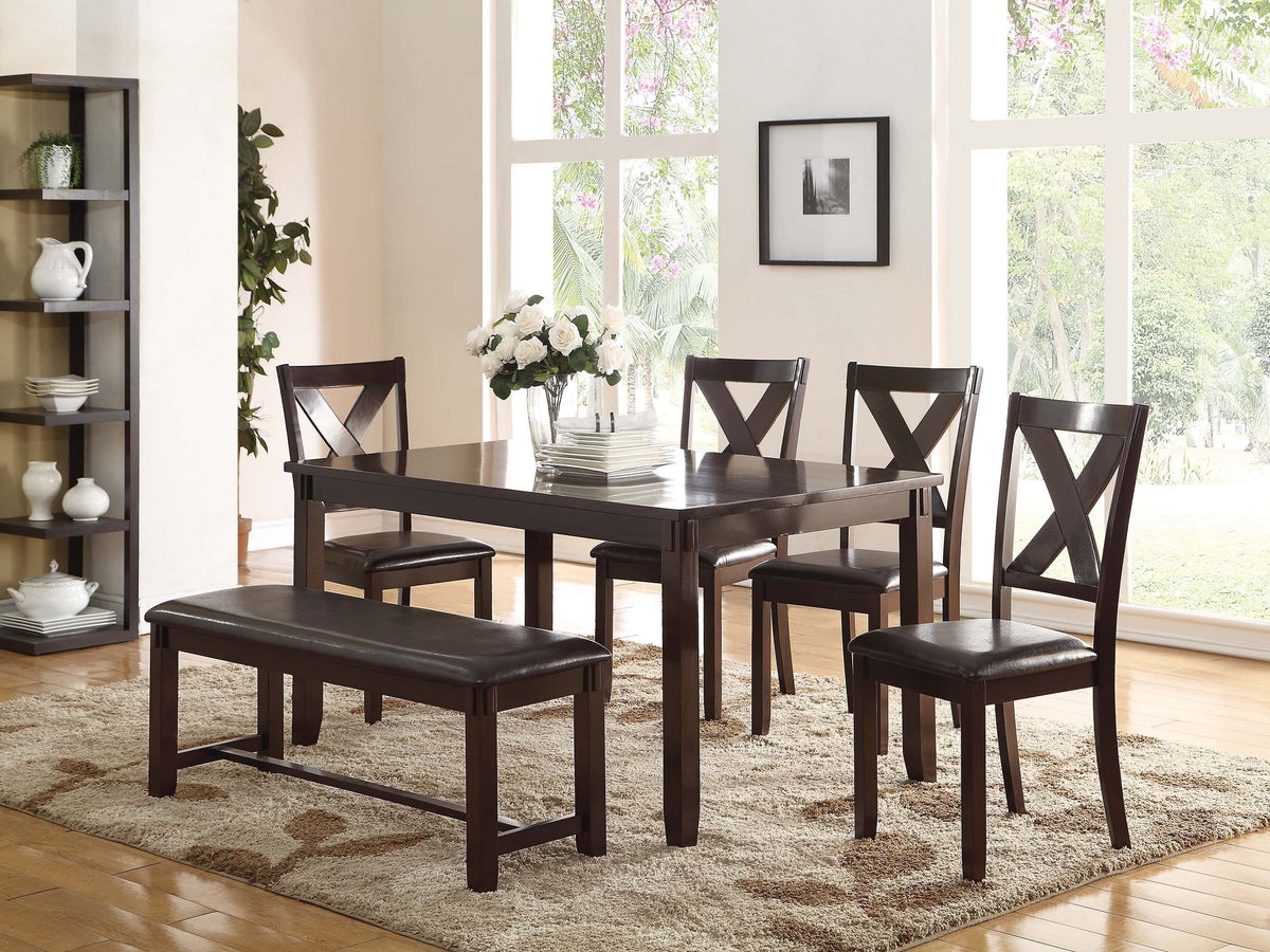 6-Pcs Dining Set - Espresso