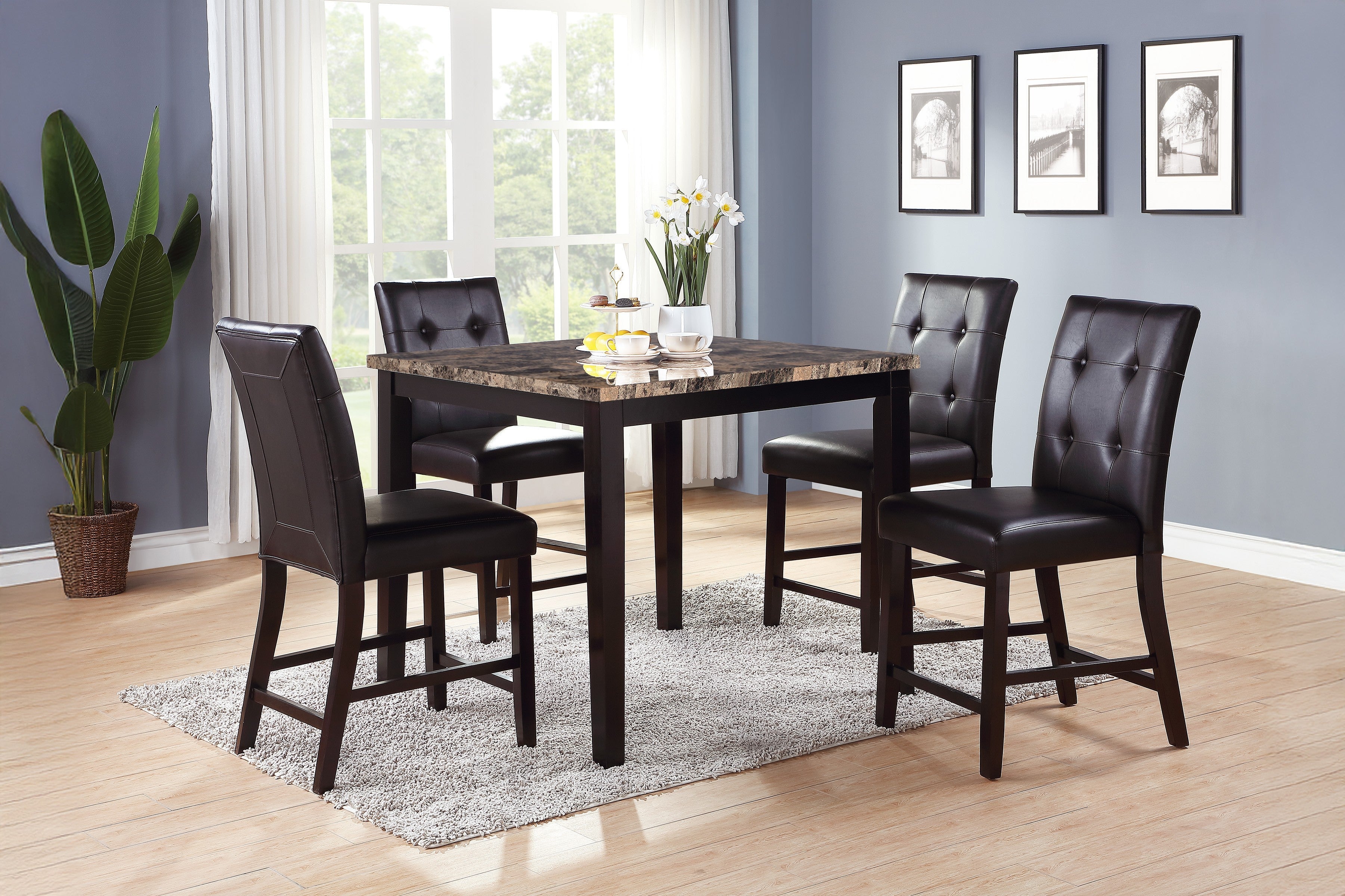 Counter Height Table - Espresso