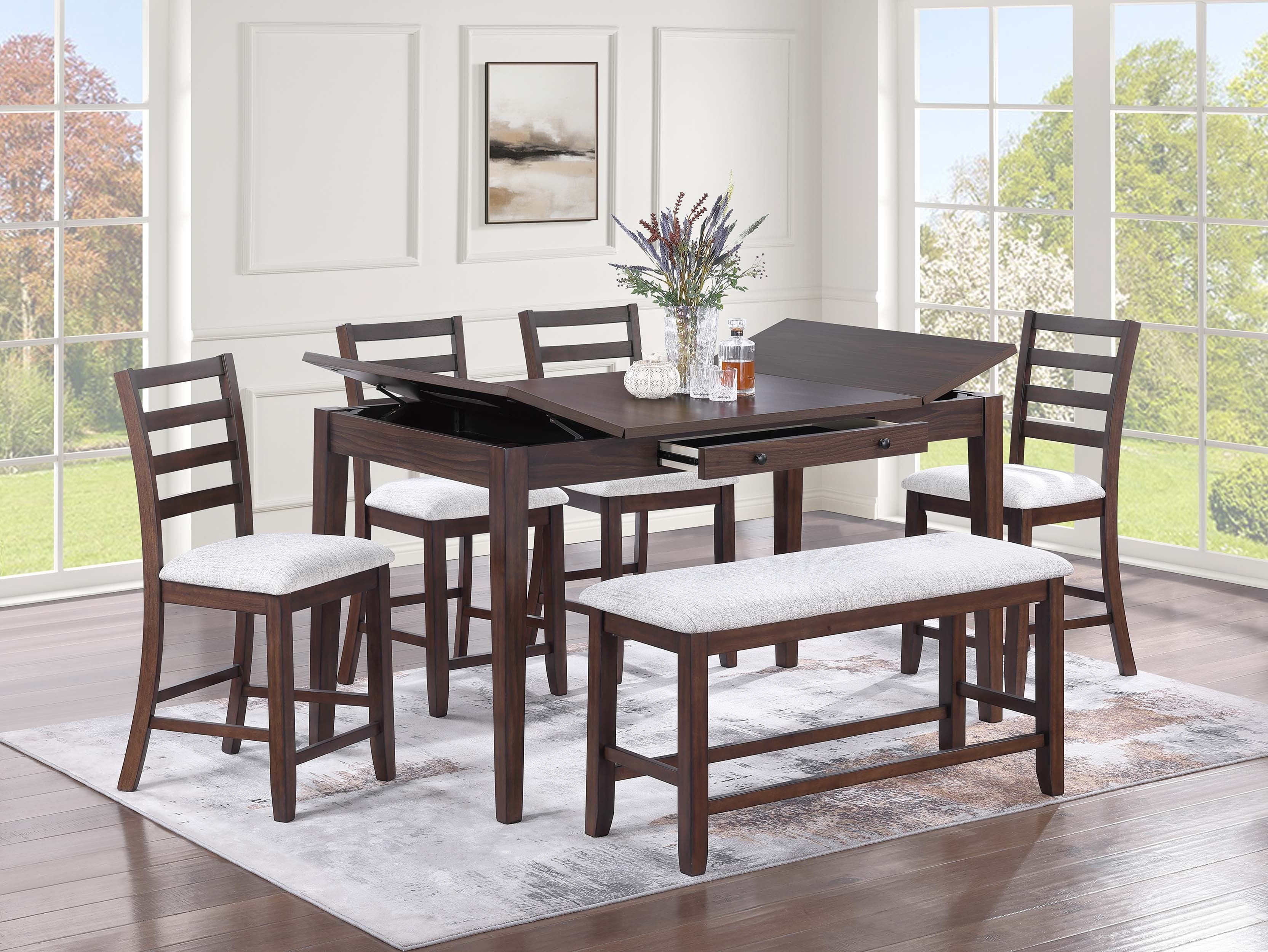 Counter Height Table - Walnut