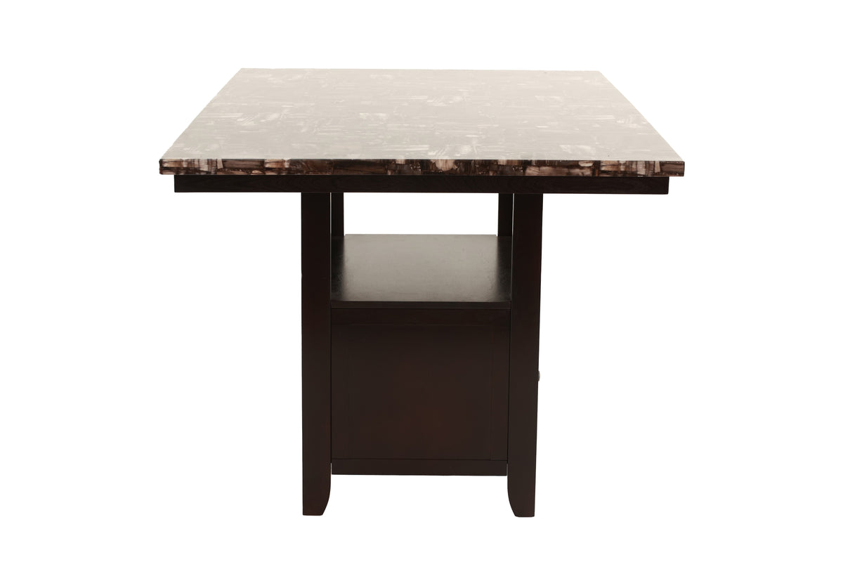 Dining Table W/Storage - Espresso