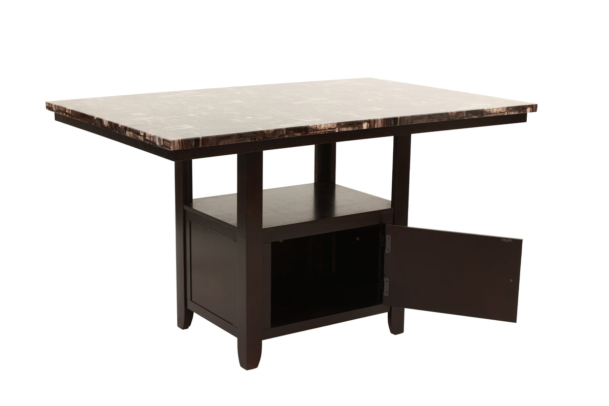 Dining Table W/Storage - Espresso