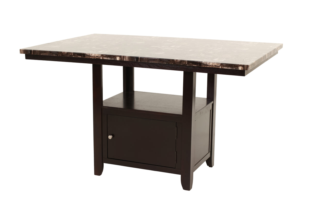 Dining Table W/Storage - Espresso