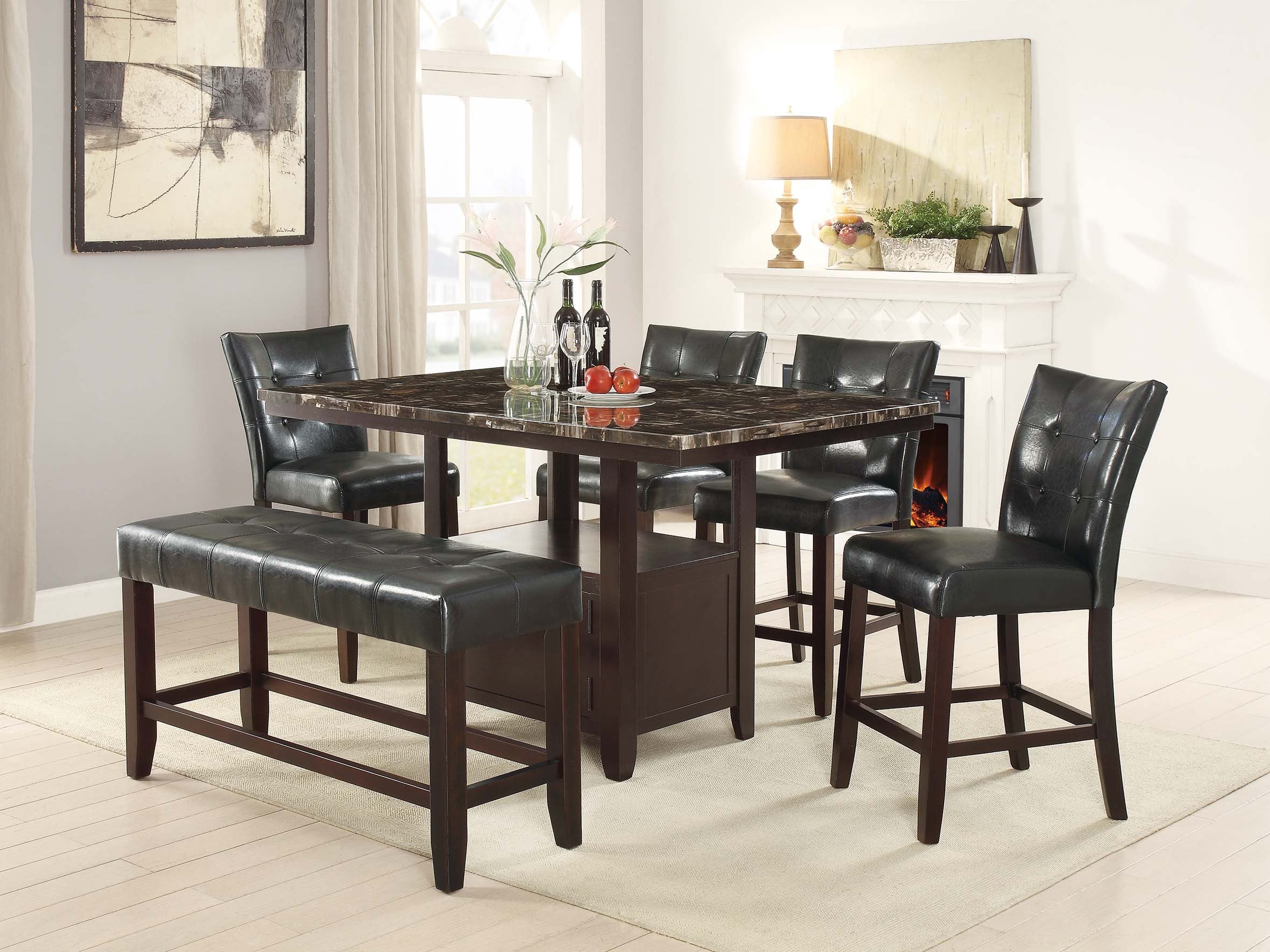 Counter Height Table - Espresso