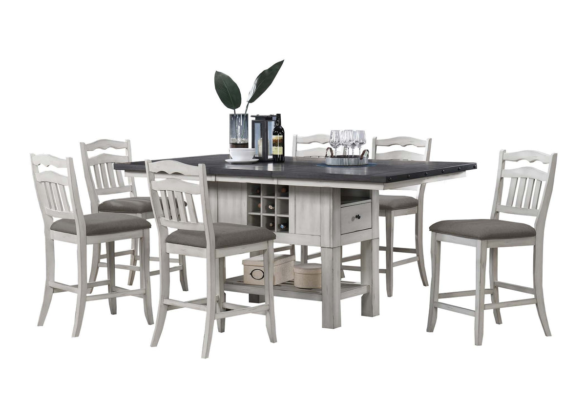 Counter Height Table - Antique White
