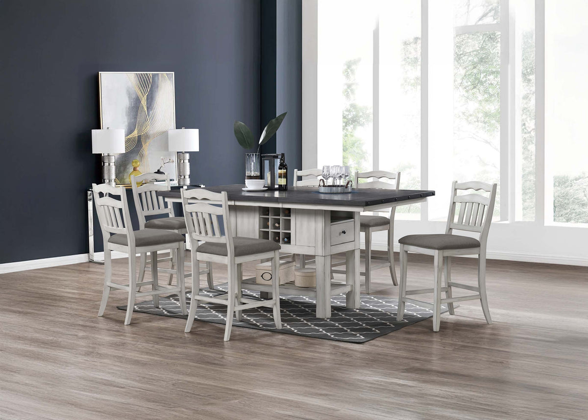 Counter Height Table - Antique White