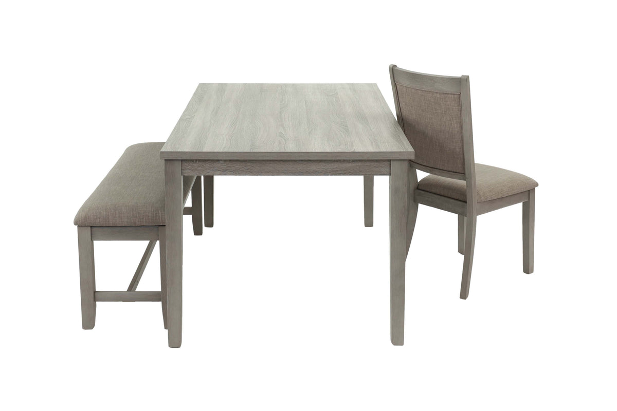 6-Pcs Dining Set - Rustic Grey