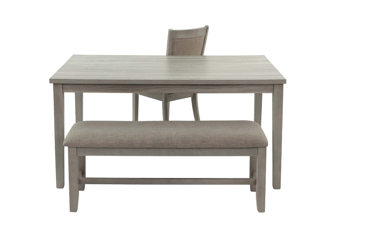 6-Pcs Dining Set - Rustic Grey