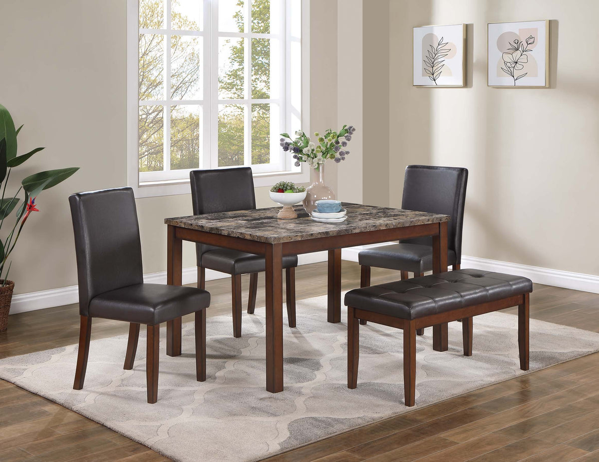 5-Pcs Dining Set - Cherry