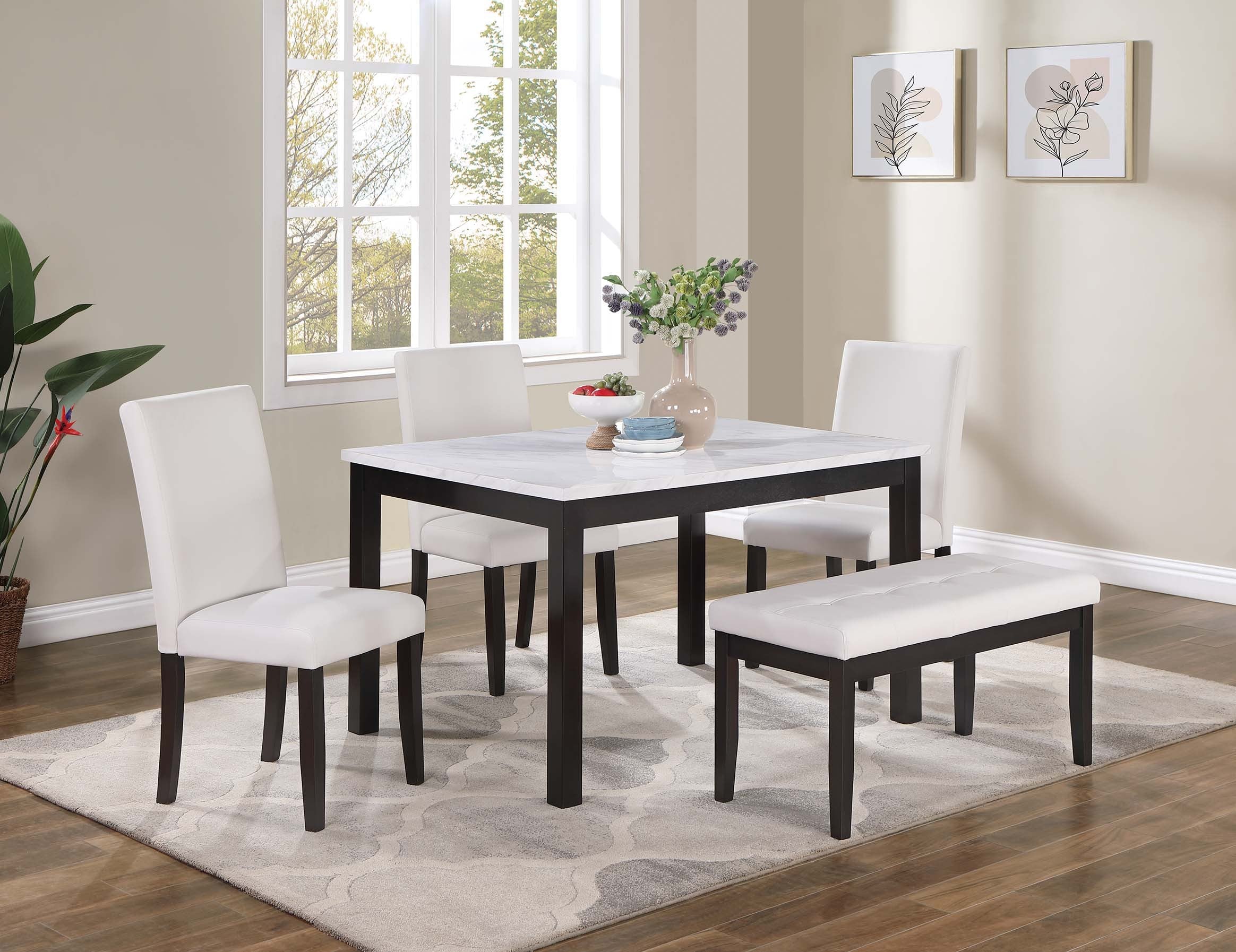 5-Pcs Dining Set - Cherry