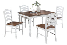 Load image into Gallery viewer, 5-Pcs Dining Set - White/Oak