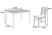 Load image into Gallery viewer, 5-Pcs Dining Set - White/Oak