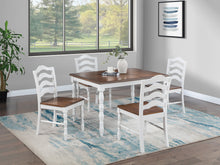Load image into Gallery viewer, 5-Pcs Dining Set - White/Oak