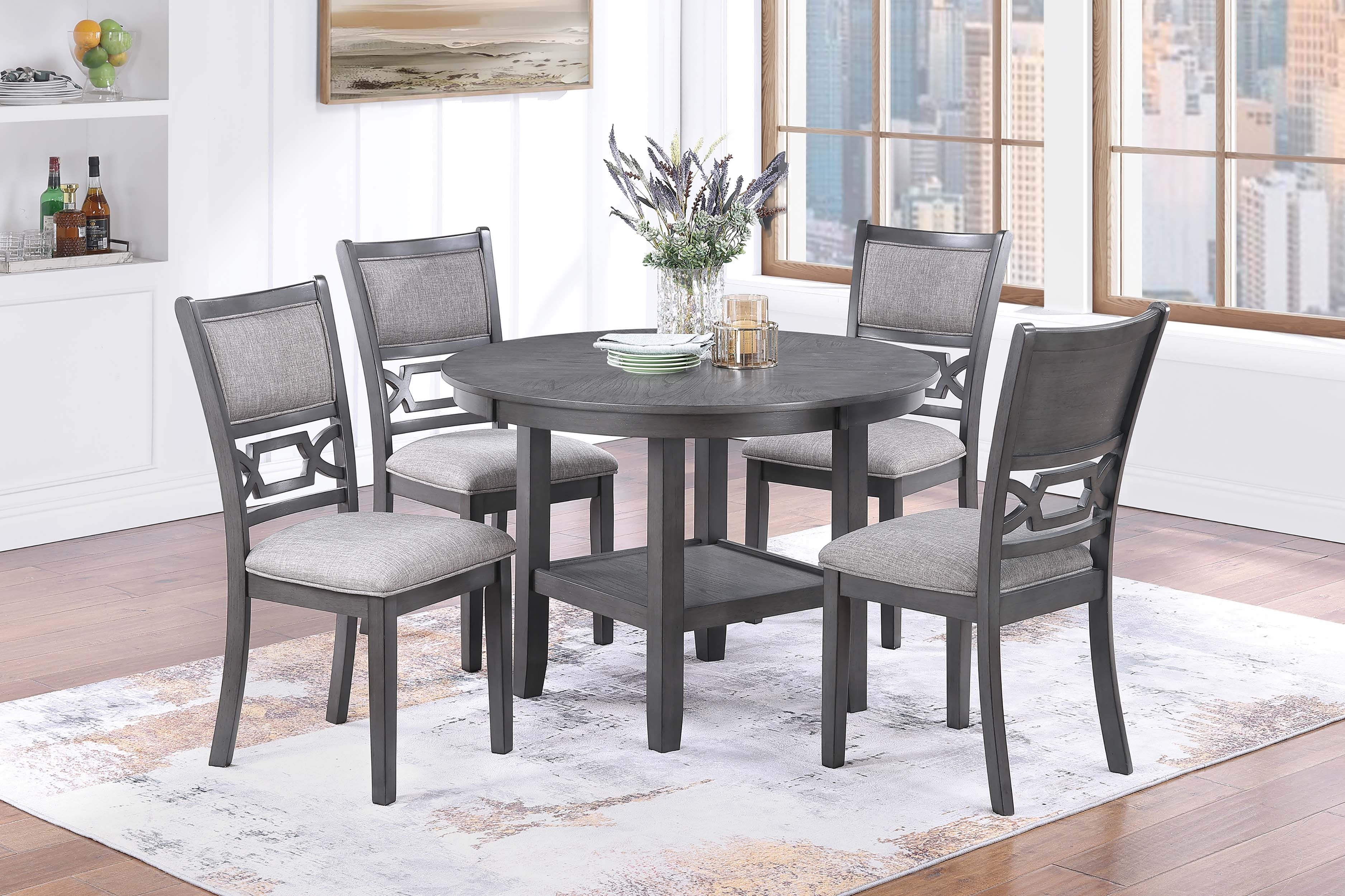 5-Piece Dining Set - Gray