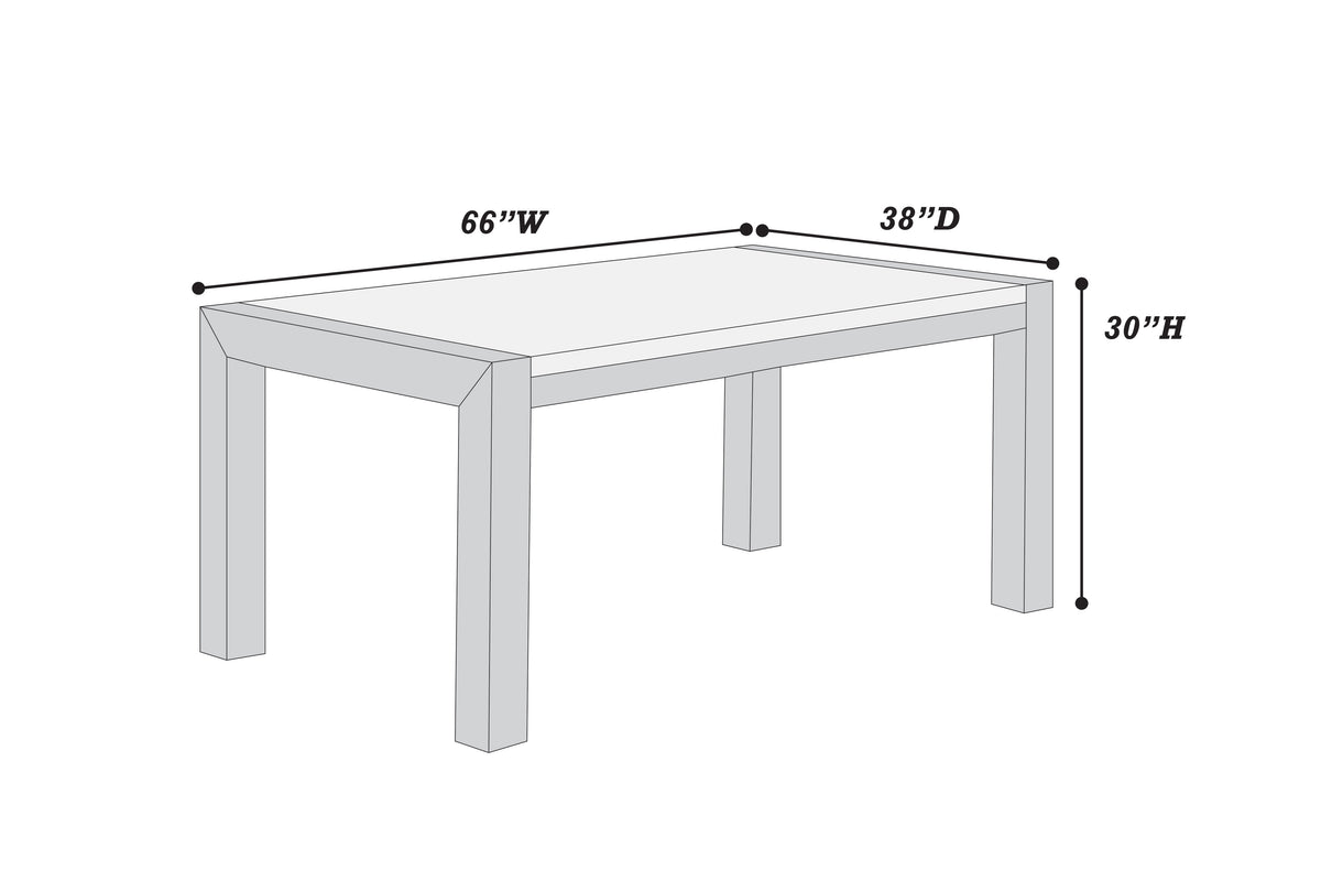 Dining Table - Charcoal