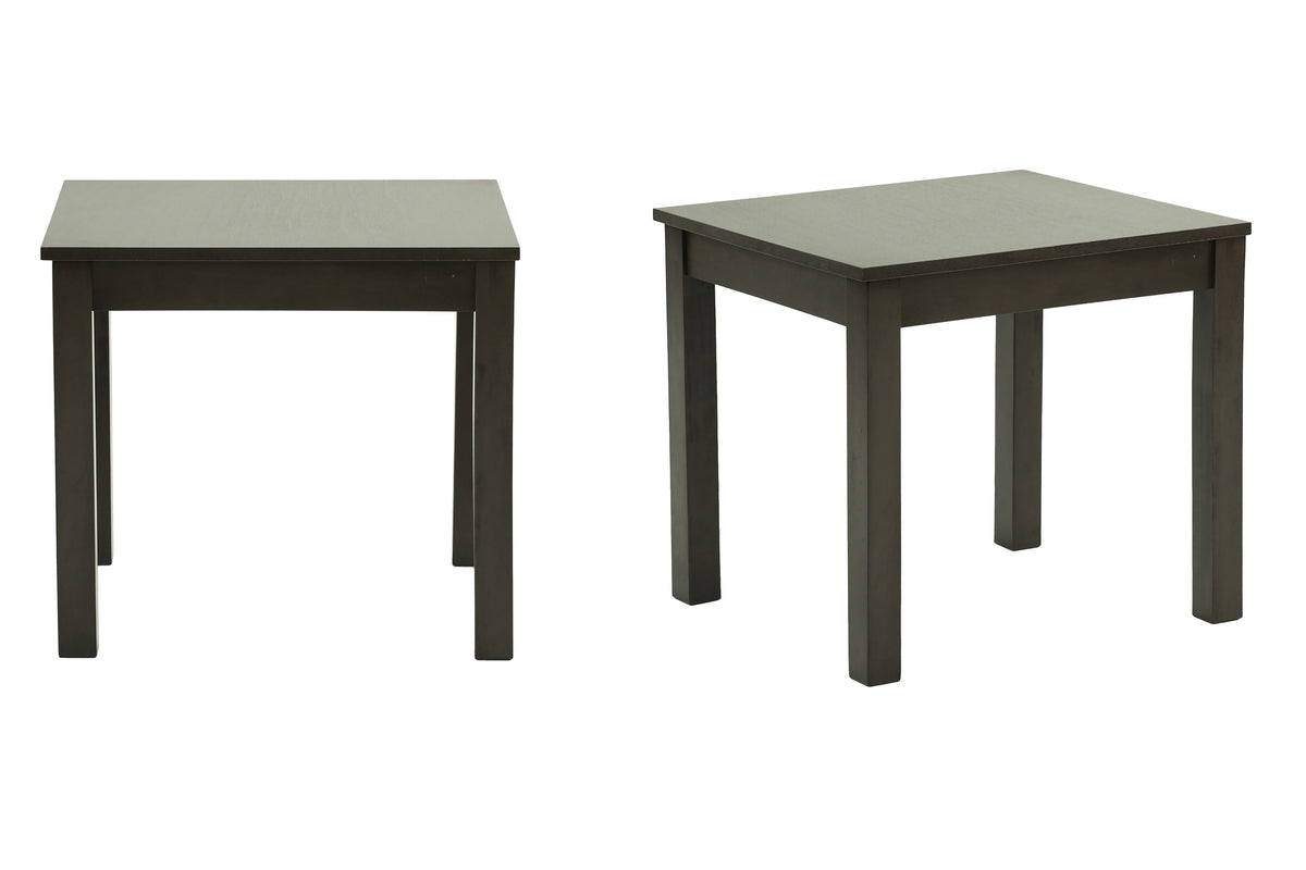 3-Pcs Coffee Table Set - Dark Grey