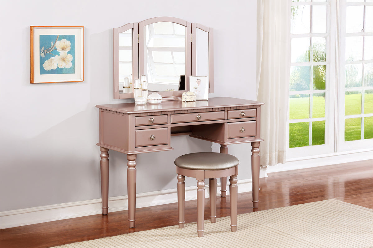 Vanity Set - Rose Gold
