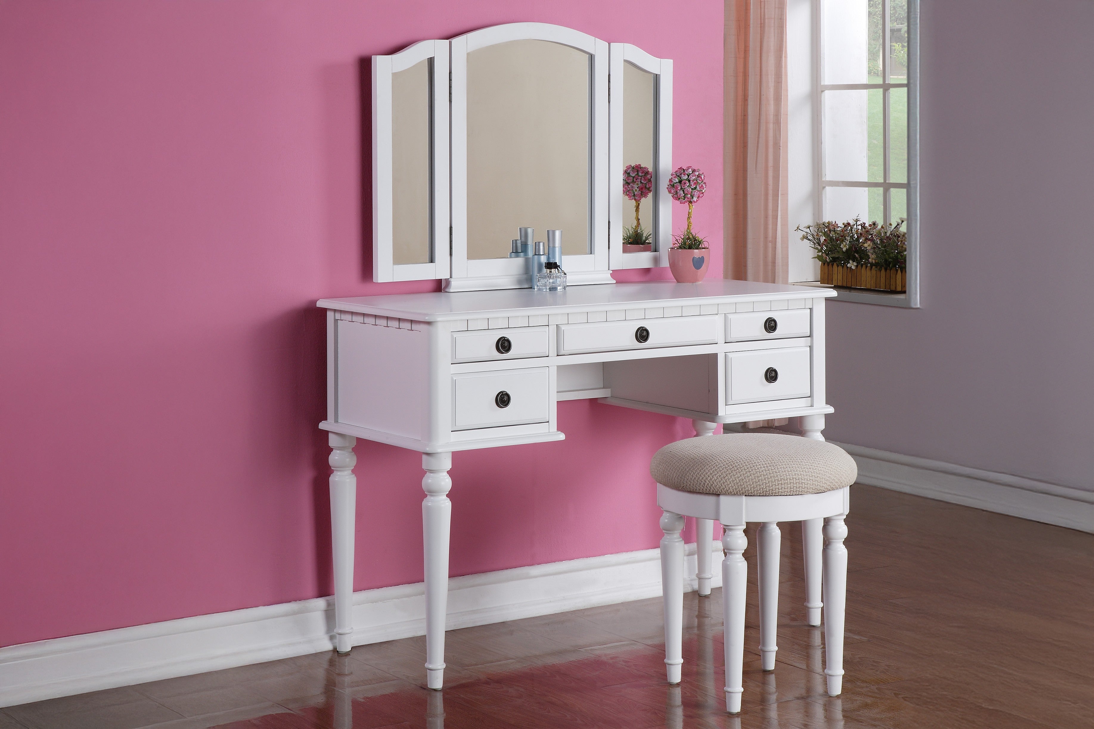 Vanity Set - White