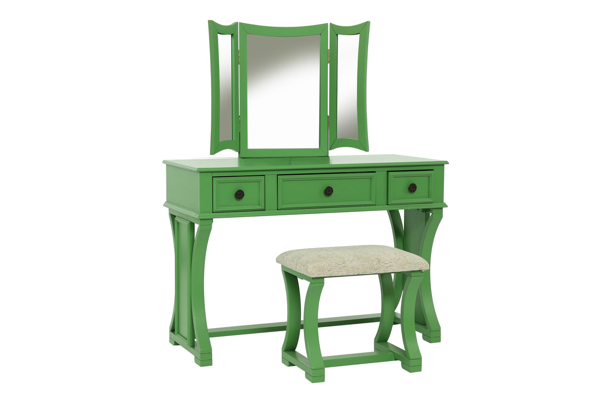 Vanity Set - Apple Green