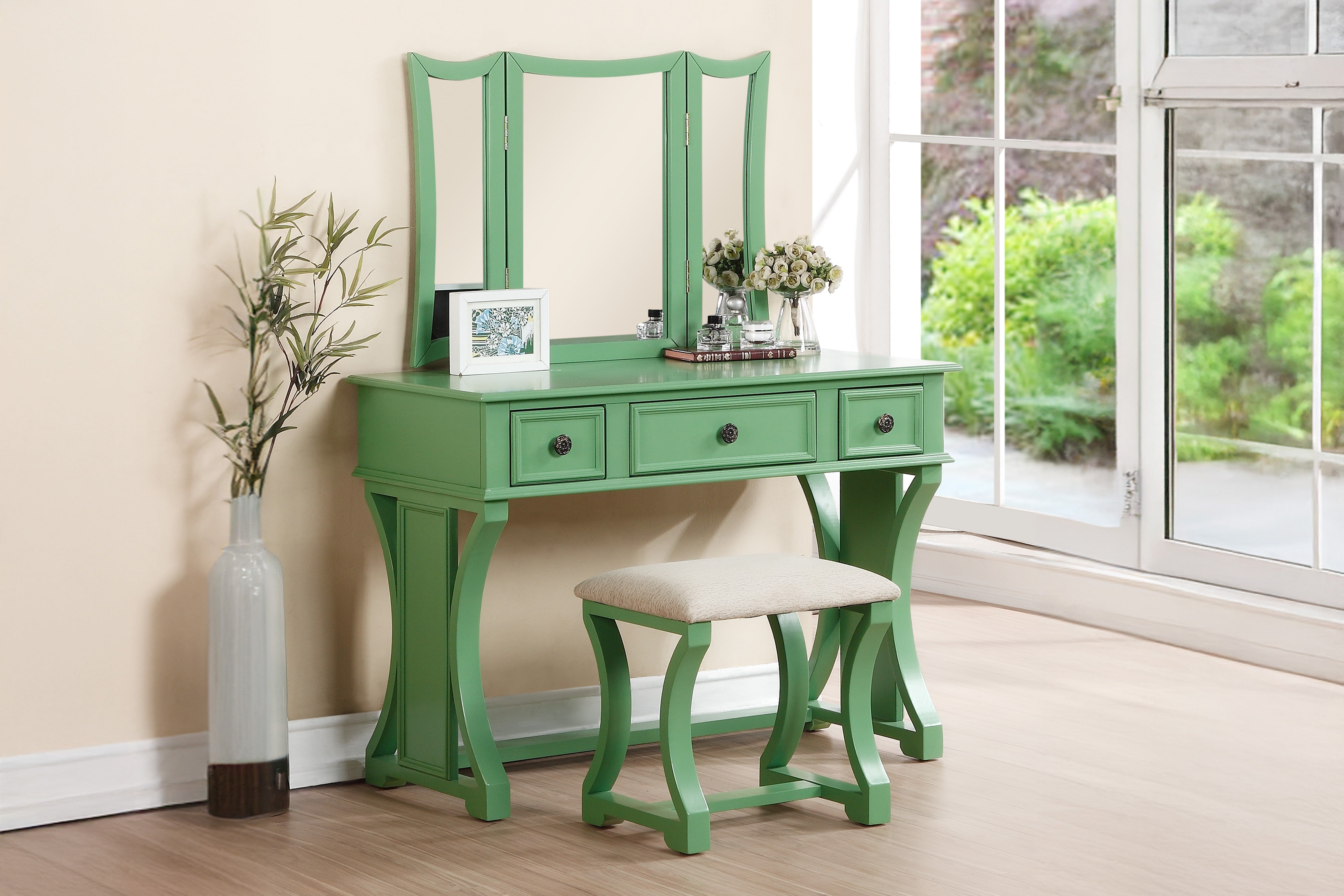 Vanity Set - Apple Green