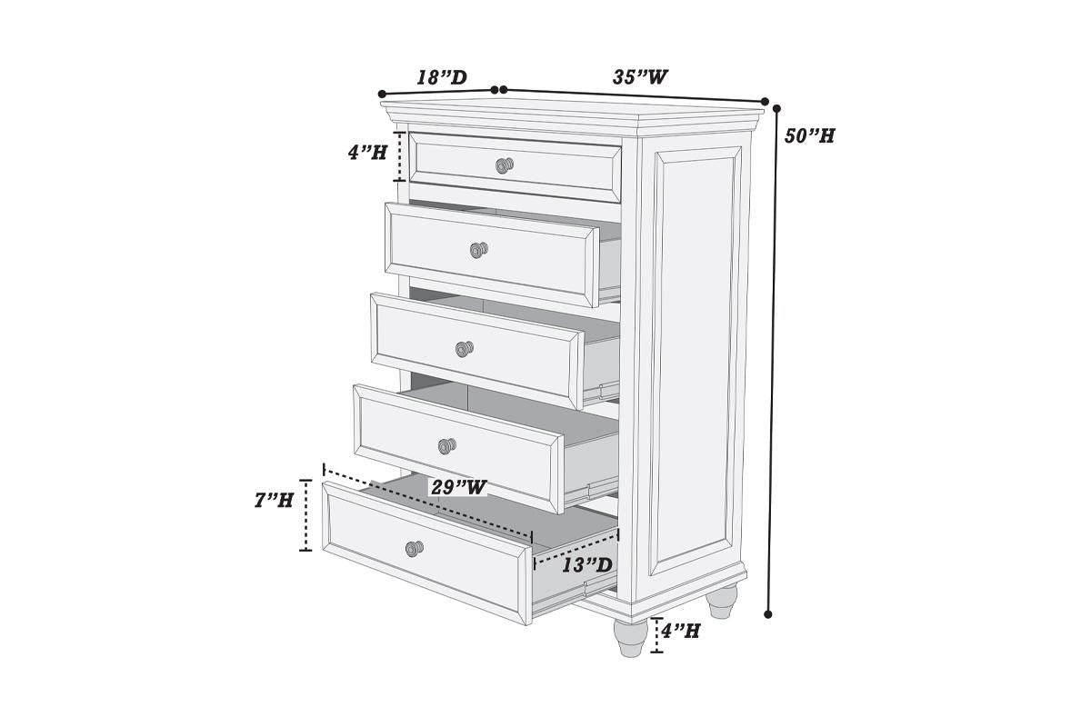 Chest - Antique White