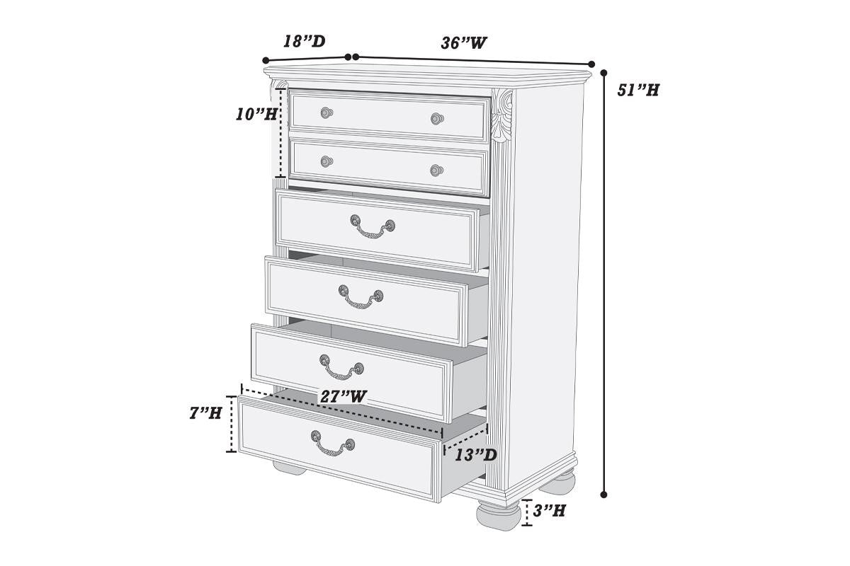 Chest - Antique Silver