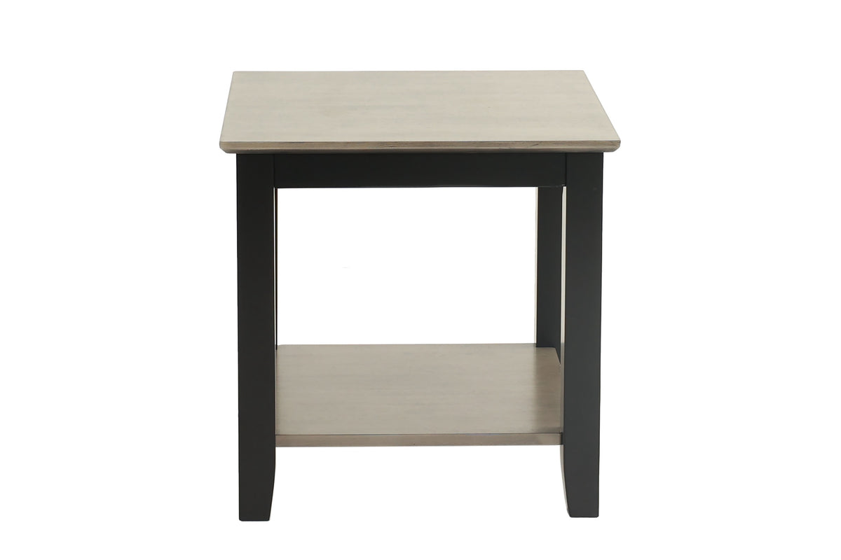 End Table - Gray/Black