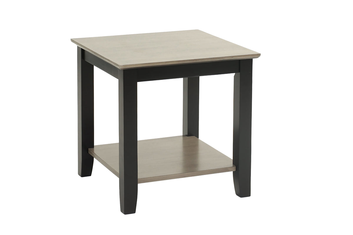 End Table - Gray/Black