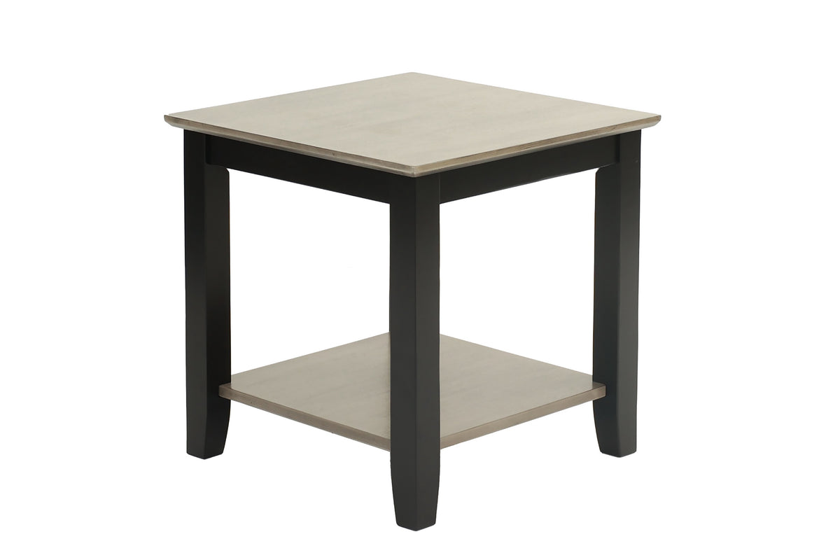 End Table - Gray/Black