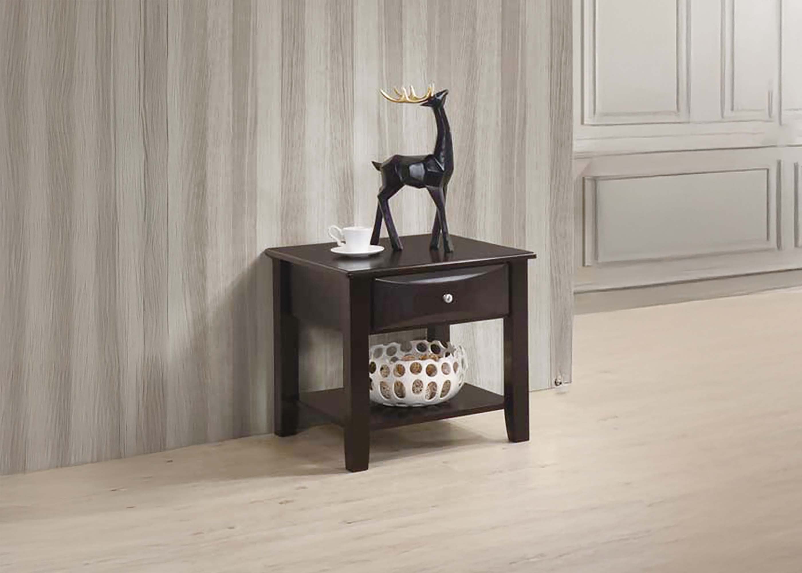 End Table - Antique Black