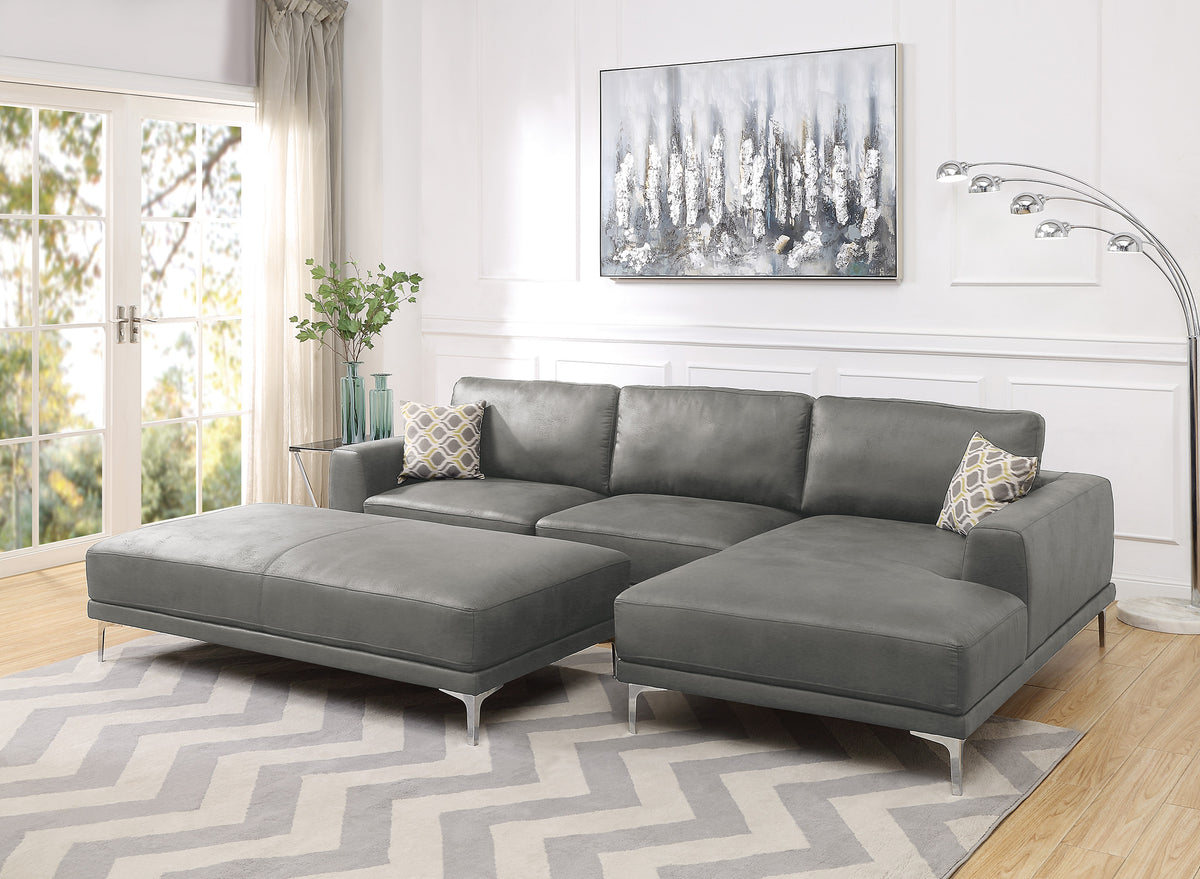 Cocktail Ottoman - Antique Grey