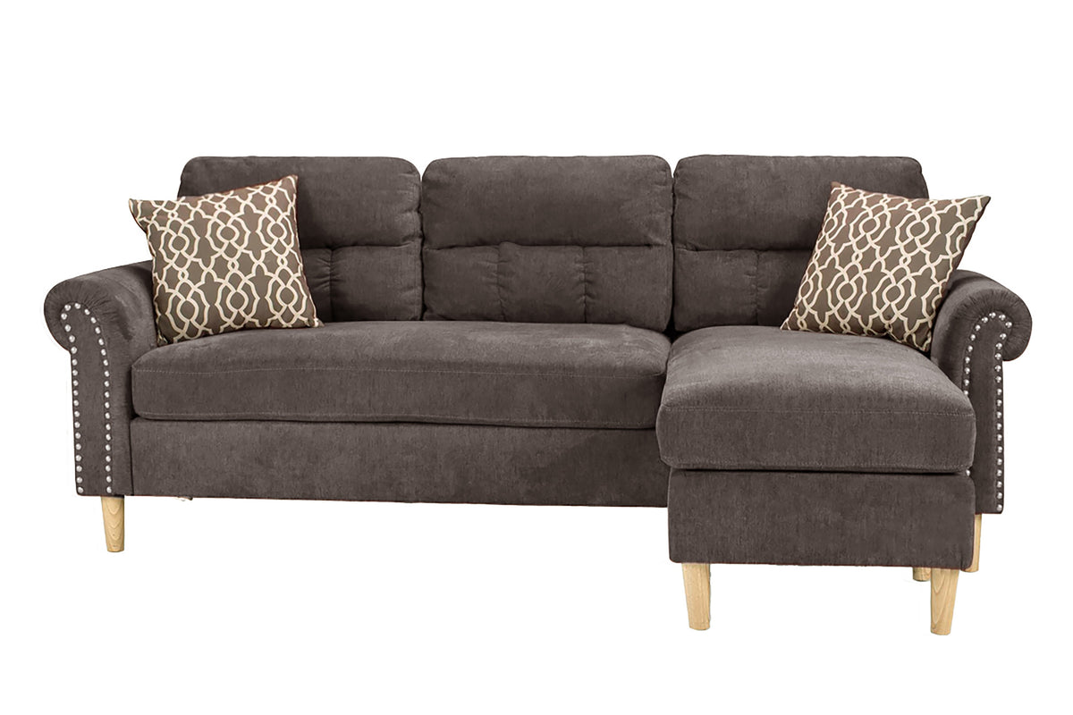 Sectional Set W/2 Accent Pillows - Tan