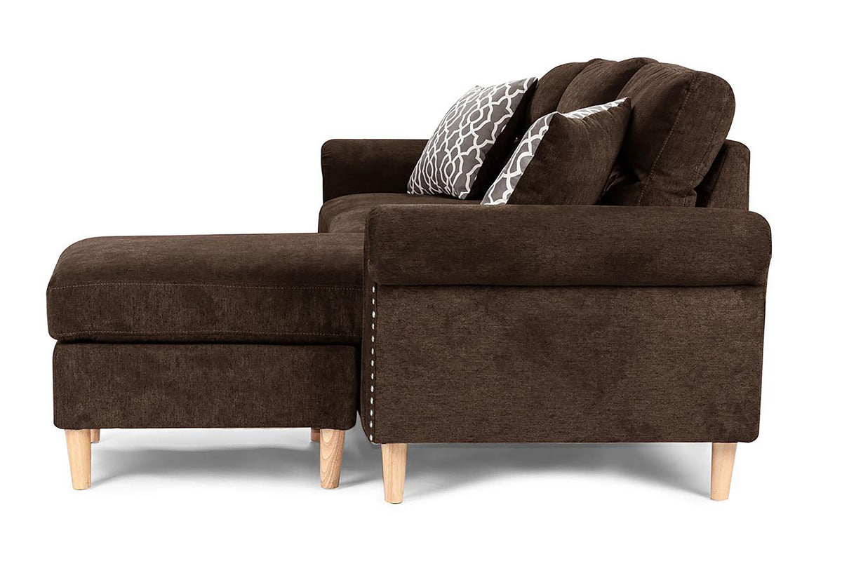 Sectional Set W/2 Accent Pillows - Tan