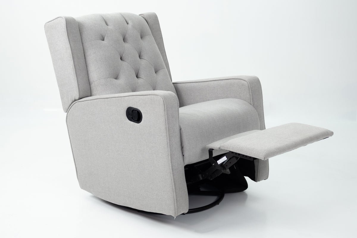 Swivel Glider Recliner - Dark Gray