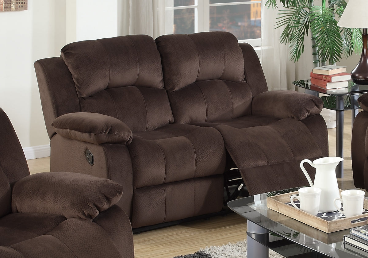 Reclining Loveseat/Choco Suede - Choco Suede
