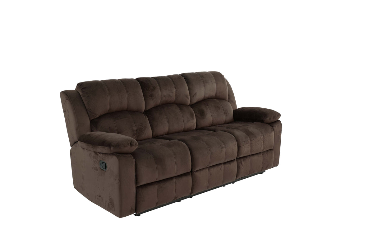 Reclining Sofa/Choco Suede - Choco Suede