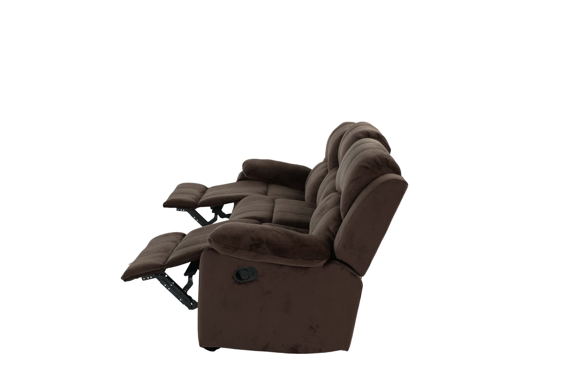 Reclining Sofa/Choco Suede - Choco Suede