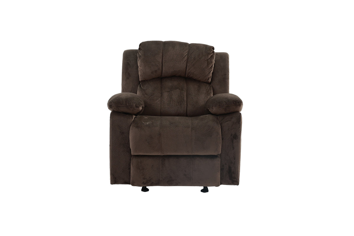 Rocker Recliner/Choco Suede - Choco Suede