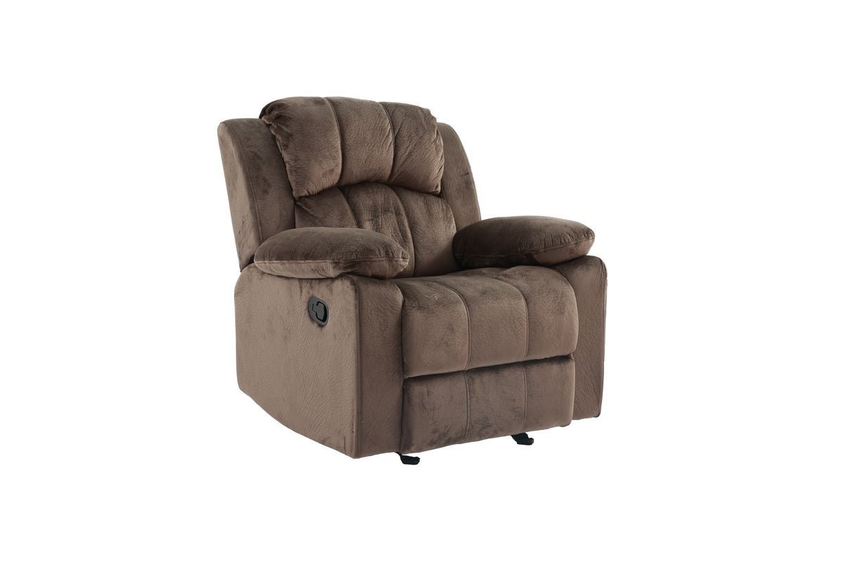 Rocker Recliner/Choco Suede - Choco Suede