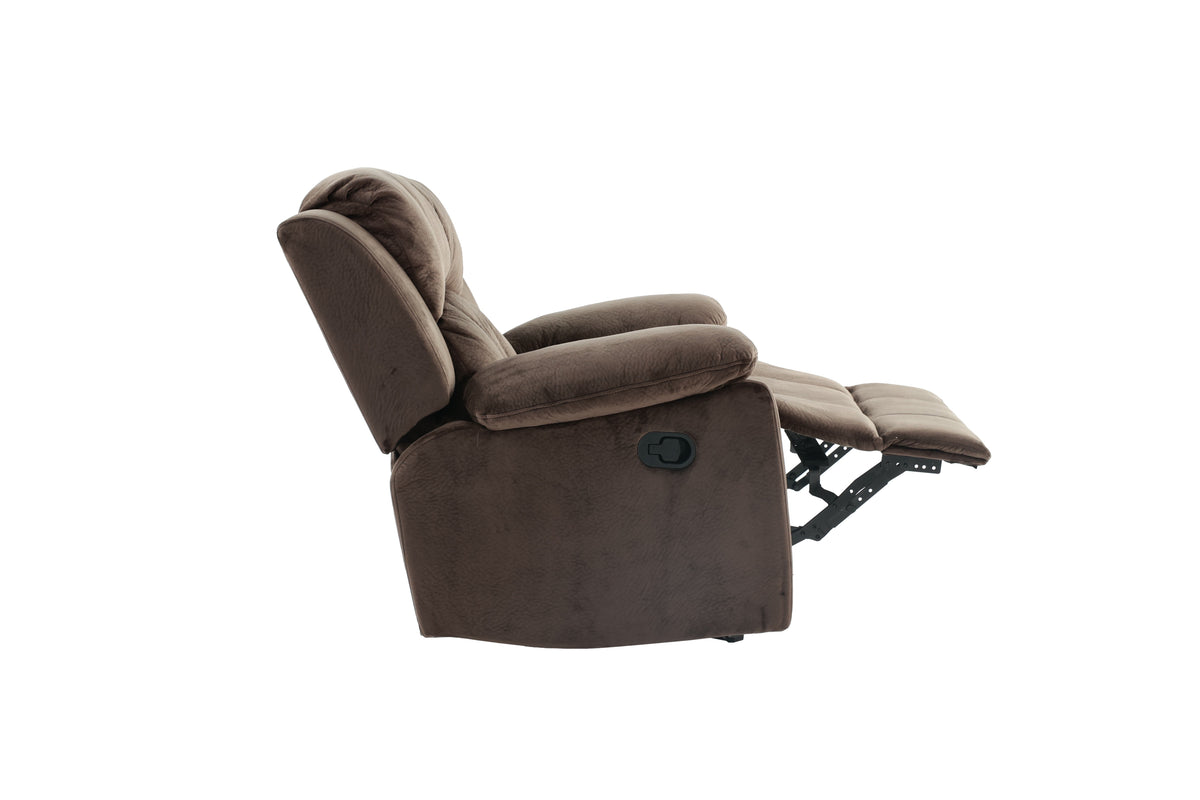 Rocker Recliner/Choco Suede - Choco Suede