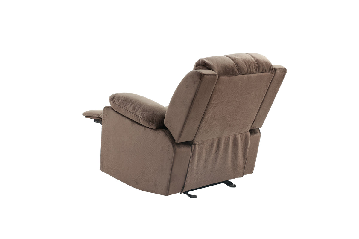 Rocker Recliner/Choco Suede - Choco Suede