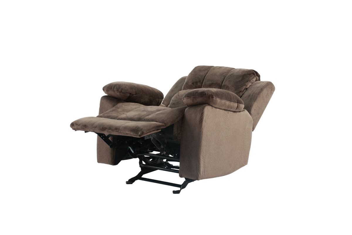 Rocker Recliner/Choco Suede - Choco Suede