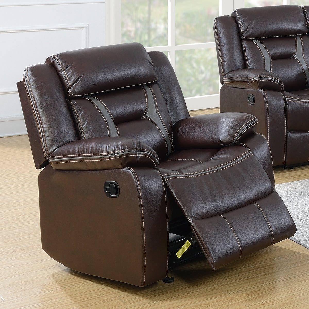 Glider Recliner - Dark Brown