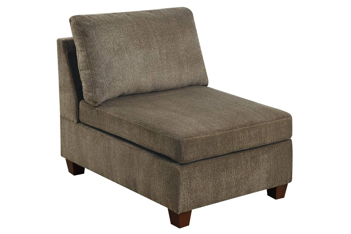 Armless Chair - Tan