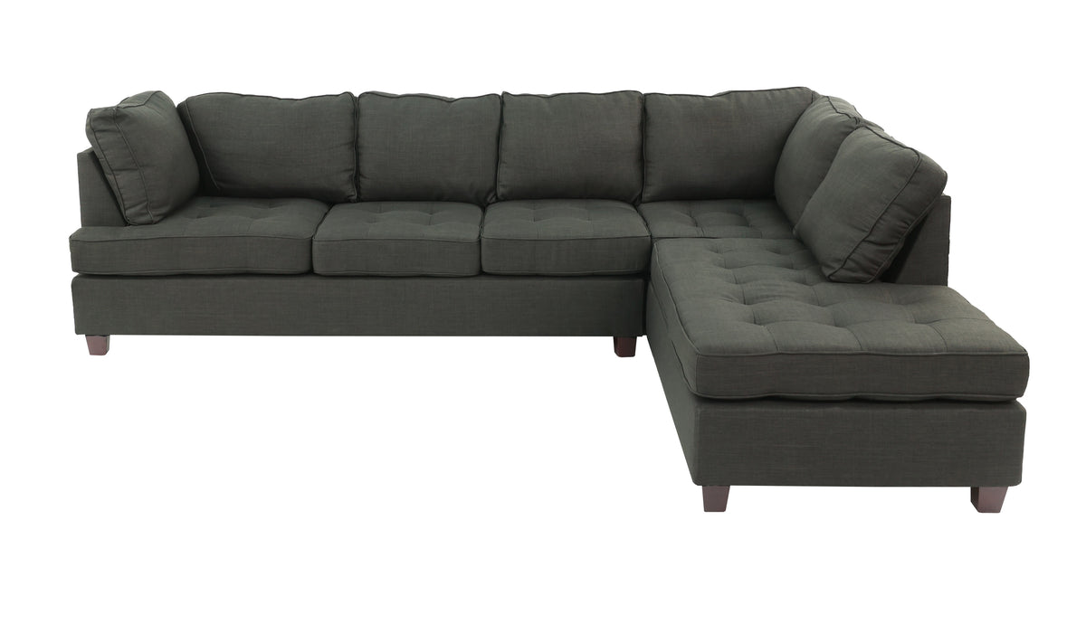 2-Piece Sectional Set W/ 2 Accent Pillows F6988-PDX