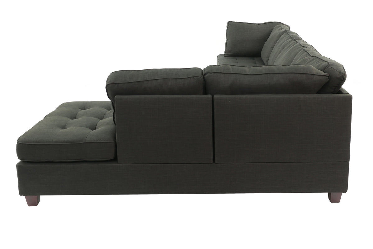 2-Piece Sectional Set W/ 2 Accent Pillows F6988-PDX
