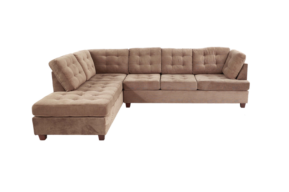 2-Pcs Sectional Sofa - Truffle