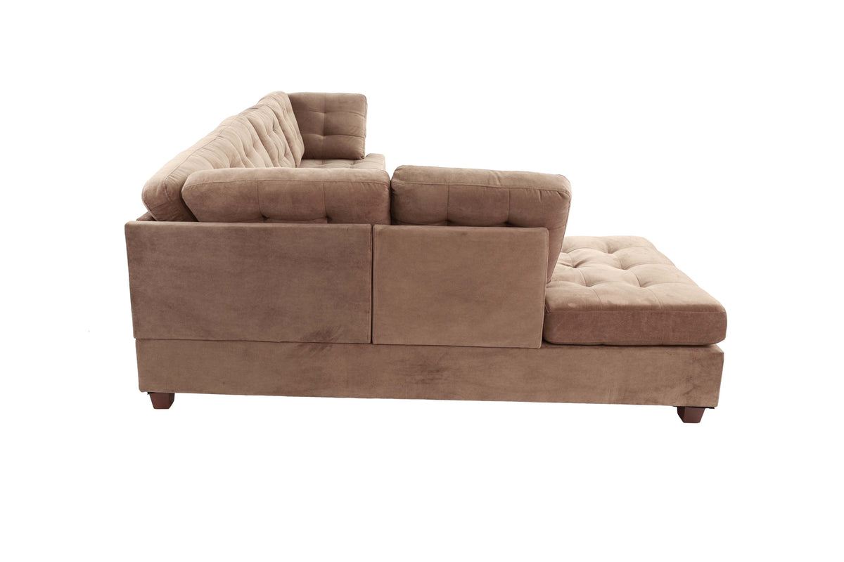 2-Piece Sectional Set W/ 2 Accent Pillows f7140-PDX