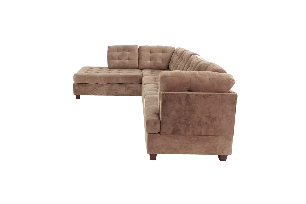 2-Pcs Sectional Sofa - Truffle