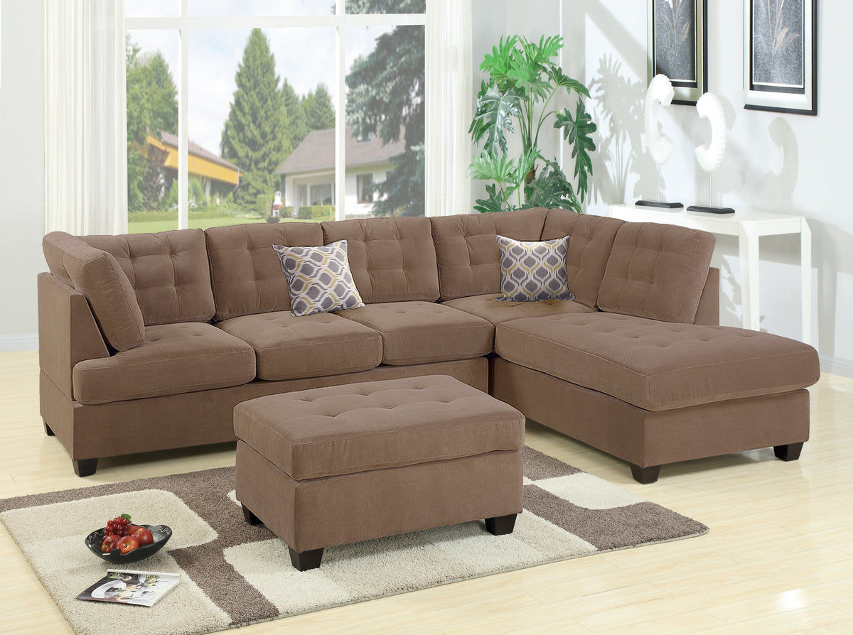 2-Pcs Sectional Sofa - Truffle